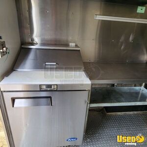 2018 Food Concession Trailer Kitchen Food Trailer Prep Station Cooler Texas for Sale