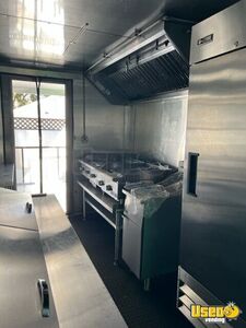 2018 Food Concession Trailer Kitchen Food Trailer Stainless Steel Wall Covers California for Sale