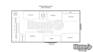 2018 Food Trailer Kitchen Food Trailer Pro Fire Suppression System New York for Sale