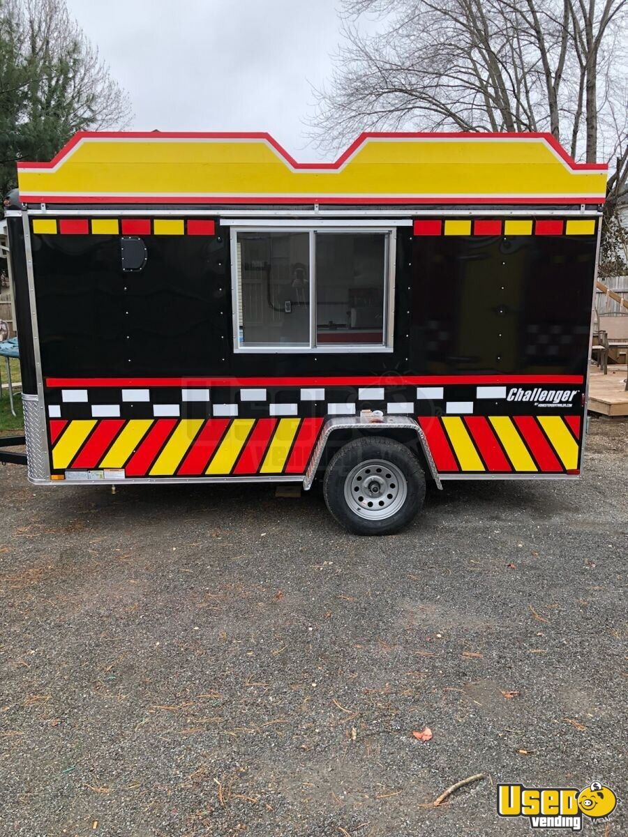 2020 6' x 12' Food Concession Trailer Used Concession Trailer for
