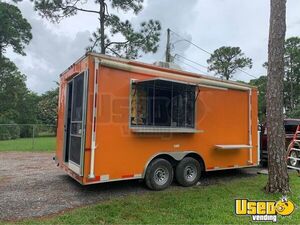 2018 Kitchen Concession Trailer With Bathroom Kitchen Food Trailer Florida for Sale
