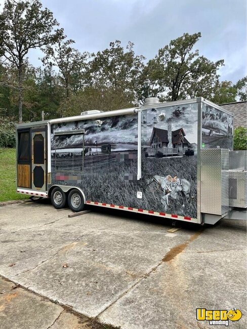 2018 Kitchen Food Trailer Barbecue Food Trailer Louisiana for Sale