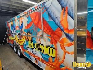 2018 Kitchen Trailer Concession Trailer Stainless Steel Wall Covers Maryland for Sale