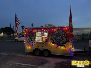 2018 Kitchen Trailer Kitchen Food Trailer Exterior Customer Counter Texas for Sale