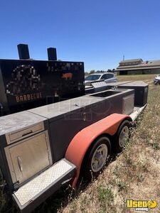 2018 Mms-72c Barbecue Food Trailer Diamond Plated Aluminum Flooring California for Sale
