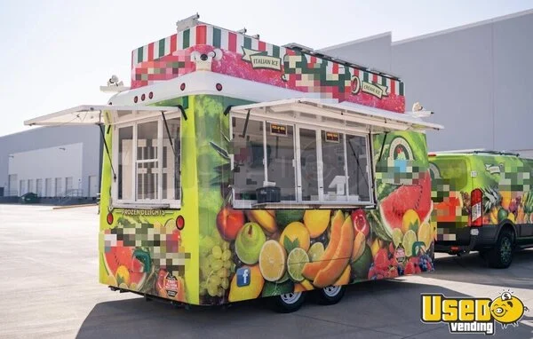 2018 Model Pt714 Ice Cream Trailer Cabinets Arizona for Sale