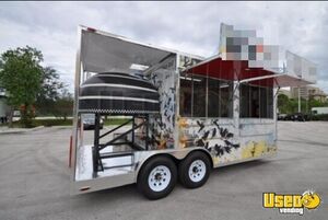 2018 Qtm 8.6x18 Ta 12k Pizza Trailer Stainless Steel Wall Covers Colorado for Sale