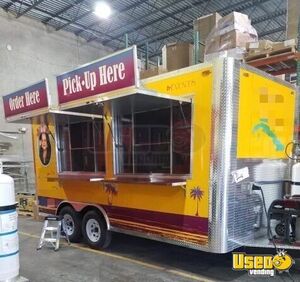 2018 Quat Food Concession Trailer Kitchen Food Trailer Stainless Steel Wall Covers North Carolina for Sale