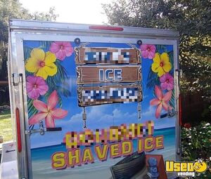 2018 Shaved Ice Concession Trailer Snowball Trailer Cabinets Florida for Sale