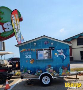 2018 Shaved Ice Trailer Snowball Trailer Air Conditioning Texas for Sale
