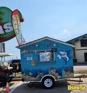 2018 Shaved Ice Trailer Snowball Trailer Air Conditioning Texas for Sale