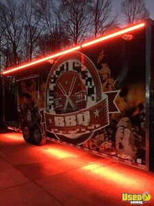 2018 Trailer Custom Built Barbecue Food Trailer Air Conditioning Ohio for Sale