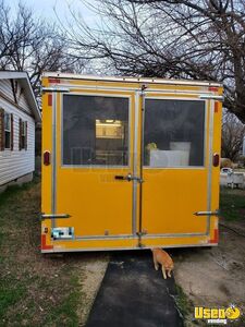 2018 Trailer Kitchen Food Trailer Diamond Plated Aluminum Flooring Oklahoma for Sale