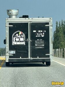 2018 Trailer Kitchen Food Trailer Diamond Plated Aluminum Flooring Ontario for Sale