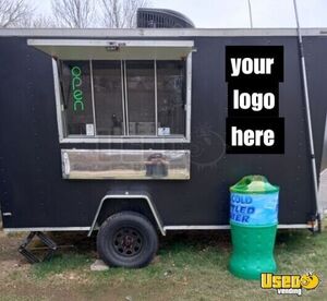 2018 V-nose 12 Concession Trailer Air Conditioning Kentucky for Sale