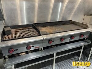 2018 V-nose Front Food Concession Trailer Kitchen Food Trailer Chargrill Wisconsin for Sale