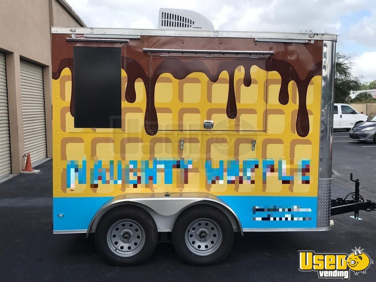 Turnkey 2018 7' x 10' Waffle Trailer Breakfast Concession Trailer for