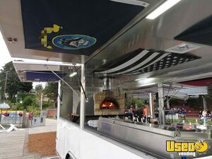 2018 Wood-fired Pizza Trailer Pizza Trailer Work Table Florida for Sale