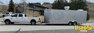 2019 28' Kitchen Food Trailer Air Conditioning Wyoming Diesel Engine for Sale