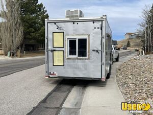 2019 28' Kitchen Food Trailer Stainless Steel Wall Covers Wyoming Diesel Engine for Sale