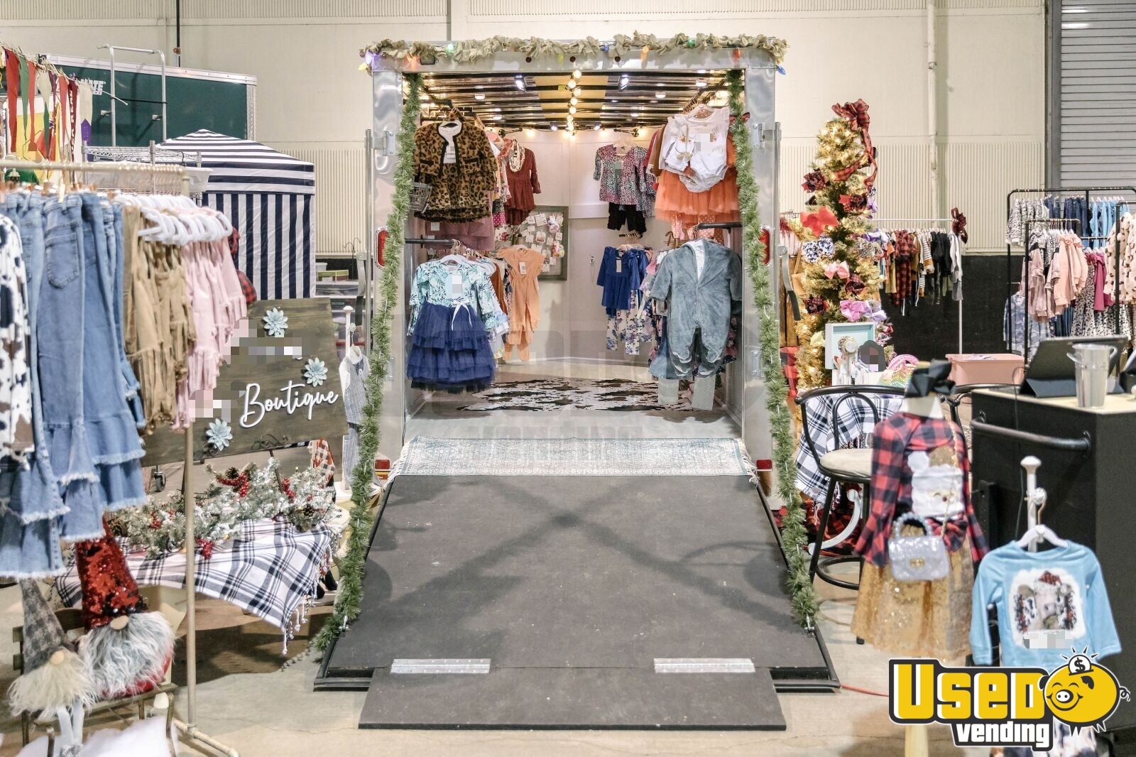 2019 6' x 12' Mobile Children's Clothing Boutique  Trailer Pop-Up Shop w/  Inventory for Sale in North Carolina