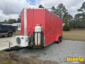 2019 7x16ta2 Kitchen Food Trailer Stainless Steel Wall Covers Alabama for Sale