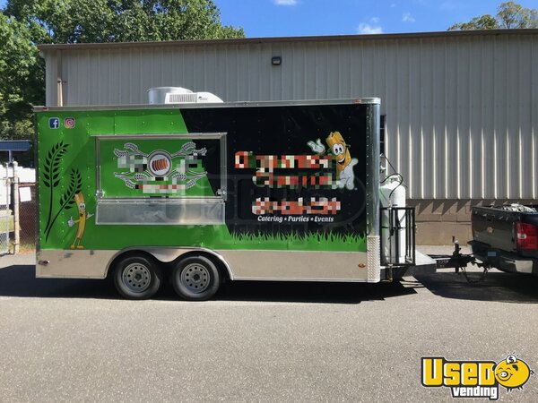 2019 8.5x16ta Kitchen Food Trailer Connecticut for Sale