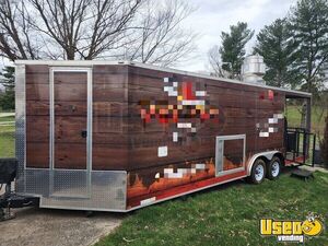 2019 Barbecue Concession Trailer Barbecue Food Trailer Air Conditioning Kentucky for Sale