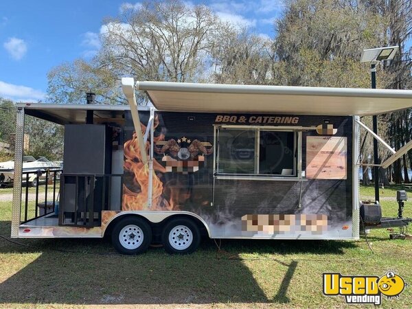 2019 Barbecue Concession Trailer Barbecue Food Trailer Florida for Sale