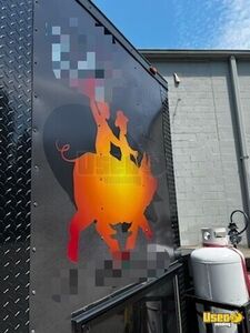 2019 Barbecue Concession Trailer Barbecue Food Trailer Stainless Steel Wall Covers Massachusetts for Sale