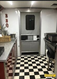 2019 Barbecue Concession Trailer Barbecue Food Trailer Stainless Steel Wall Covers Texas for Sale