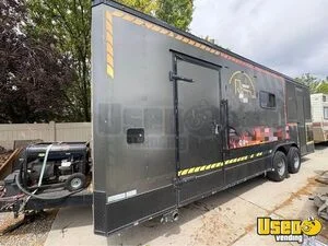 2019 Barbecue Food Concession Trailer with 7' Porch Mobile Vending Unit for Sale in Idaho!
