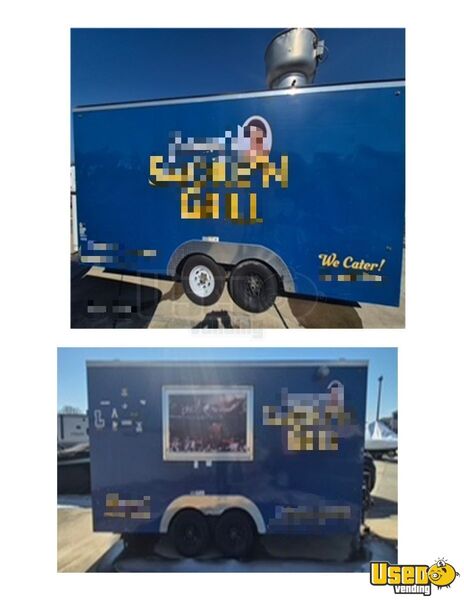 2019 Bow1687 Kitchen Food Trailer North Carolina for Sale