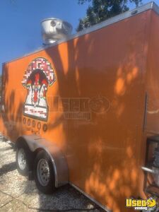 2019 Concession/orange Kitchen Food Trailer Concession Window Florida Gas Engine for Sale