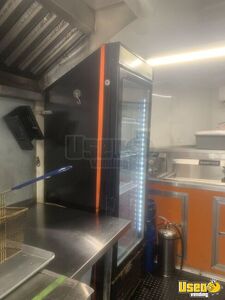 2019 Concession/orange Kitchen Food Trailer Deep Freezer Florida Gas Engine for Sale