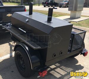 2019 Custom Built Grill Trailer Open Bbq Smoker Trailer Flat Grill Texas for Sale