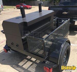 2019 Custom Built Grill Trailer Open Bbq Smoker Trailer Hot Dog Warmer Texas for Sale