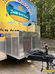 2019 Custom Kitchen Food Trailer Diamond Plated Aluminum Flooring Georgia for Sale