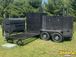2019 Customer Made Open Bbq Smoker Trailer Indiana for Sale