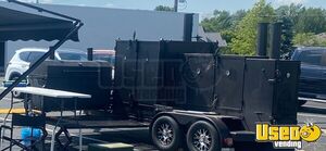 2019 Customer Made Open Bbq Smoker Trailer Work Table Indiana for Sale