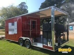 2019 Empire Cargo Trailer Barbecue Food Trailer Concession Window Arkansas for Sale