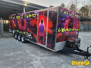 2019 Enclosed Gaming Trailer Party / Gaming Trailer Spare Tire Georgia for Sale