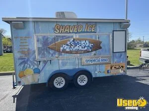 Well Equipped - 2019 14' SnoPro Shaved Ice Trailer Snowball Concession Unit for Sale in Ohio!