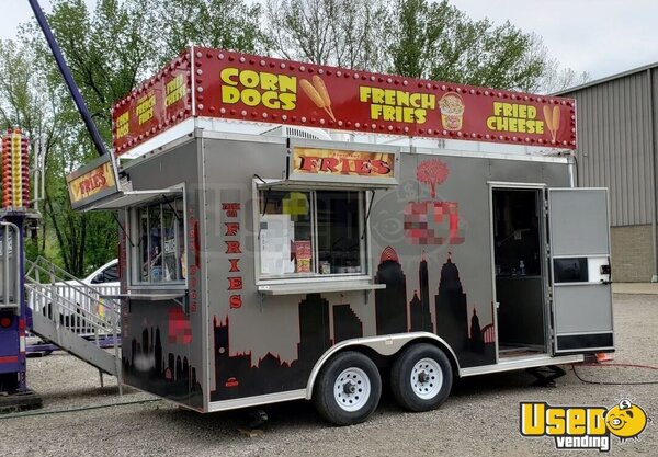 2019 Food Concession Trailer Concession Trailer Air Conditioning Ohio for Sale