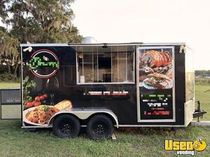 2019 - 7' x 14' Double Axle Food Concession Trailer Mobile Vending Unit for Sale in Florida!