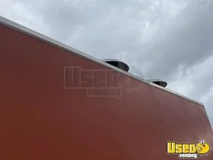 2019 Food Concession Trailer Kitchen Food Trailer Diamond Plated Aluminum Flooring Texas for Sale