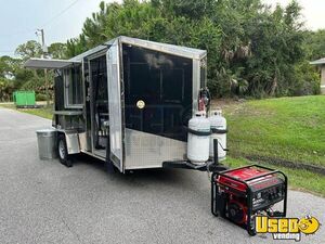 2019 Food Concession Trailer Kitchen Food Trailer Exterior Customer Counter Florida for Sale