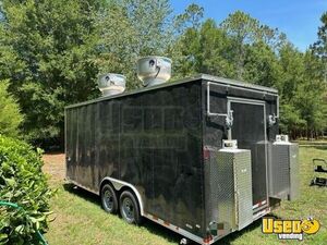 2019 Food Concession Trailer Kitchen Food Trailer Stainless Steel Wall Covers Florida for Sale
