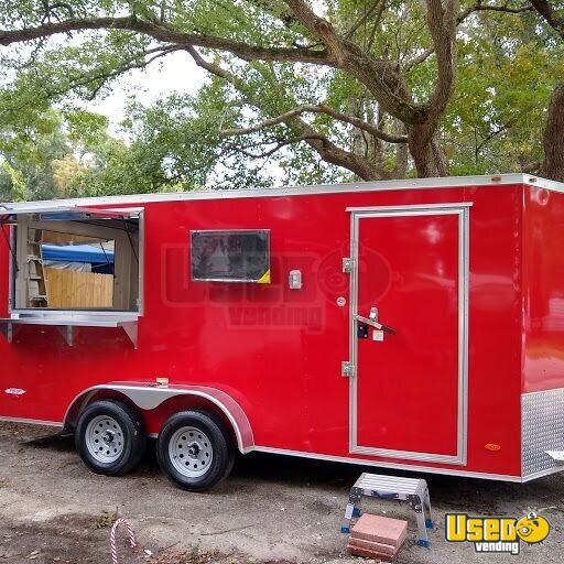 2019 Freedom Kitchen Food Trailer Stainless Steel Wall Covers Florida for Sale
