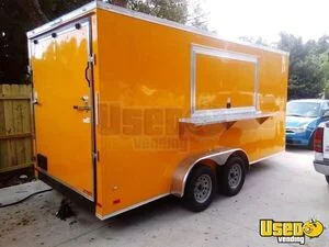 2019 Freedom New Build Food Trailer Stainless Steel Wall Covers Florida for Sale